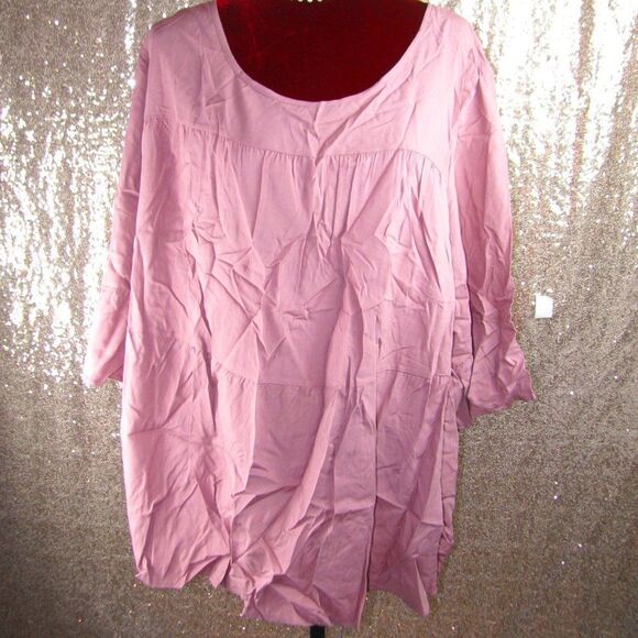 NWT BloomChic pink ruffle top 22/3X - Picture 4 of 9